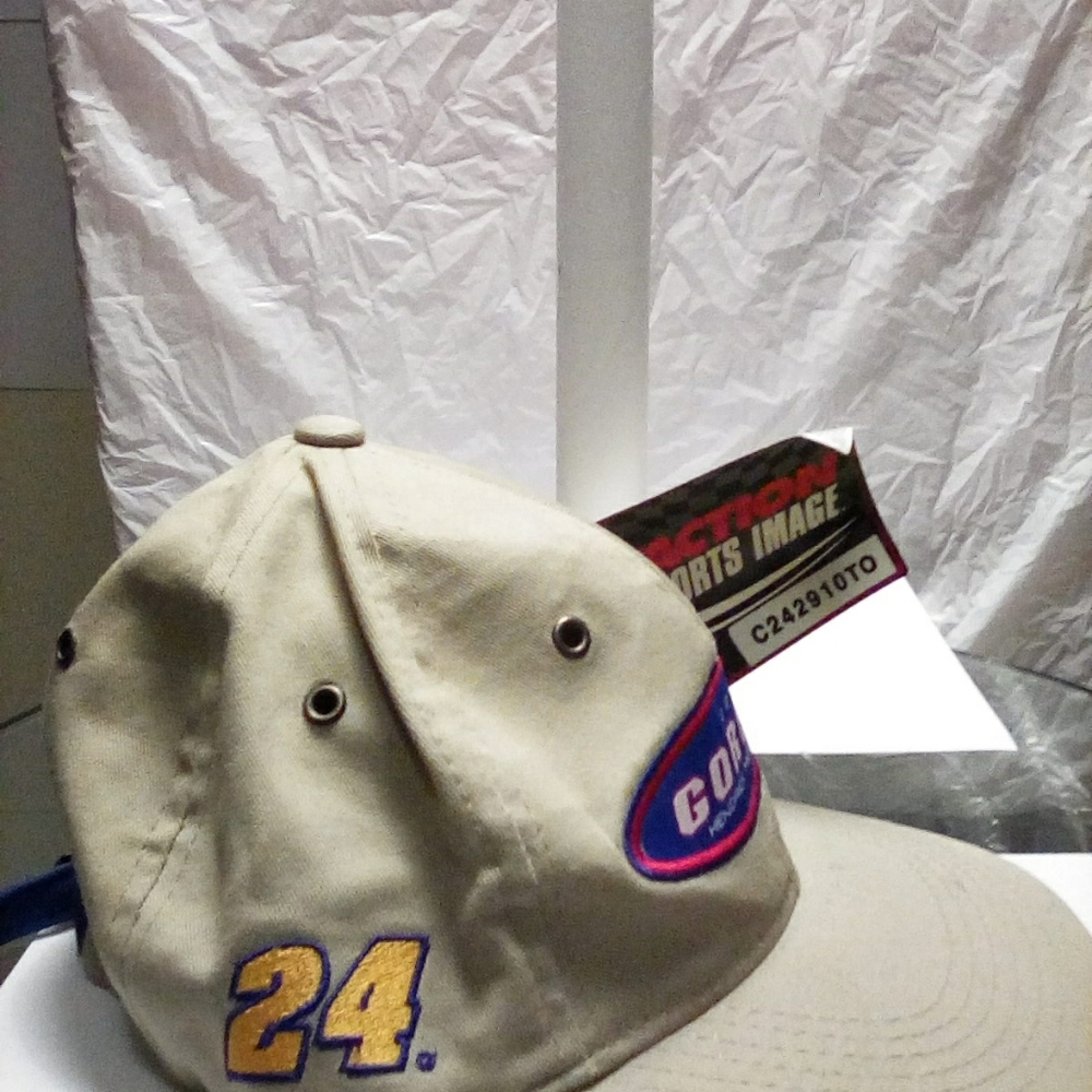 Jeff Gordon Hat Hendrick Motorsports #24 Tan Adult